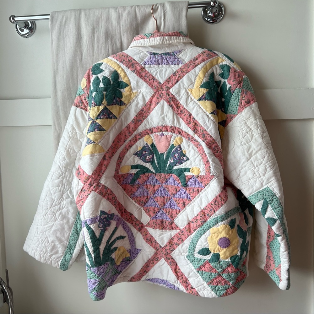 Vintage quilt coat